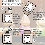 7 Pcs 8ml Hanging Car Air Freshener Diffuser,Empty Black Gradient Glass Essential Diffuser Oil Aromatherapy Fragrance Perfume Pendant Glass Vials with Wooden Caps (Diamond, 8ml)