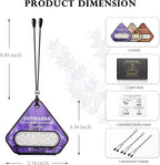3 Pack Car Air Freshener & Car Deodorizer, Scented Trio (Coconut, Lavender & Cashmere Wood) - Long Lasting Hanging Car Air Fresheners for Women & Men, Car Accessories by VUTOLLOSA