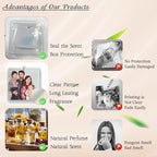 Custom Air Freshener for Car, Personalized Air Fresheners, Custom Double Sided photo Air Freshener, for Wardrobe,Bathroom and Hanging Ornaments (square)