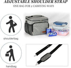 TuErcao Insulated Cooler Bag 6/24 Can Collapsible Leakproof Soft Sided Cooler for Car, Portable Foldable Small Ice Chest for Beach Camping Picnic Travel, 5/15qt Lunch Box for Men Work