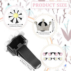 8 Pieces Daisy Car Accessories,Daisy Flower Air Vent Clips,Cute Car Air Fresheners,Dashboard Outlet Clip,Car Diffuser Vent Clip Car Decor Charms Car Interior Decoration for Women+Mask Hook(Pink & White)