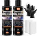 240ml Indoor Safe Trim Restorer, Plastic Restorer for Cars, Car Plastic Restorer, Black Plastic Restorer, Fast-Drying, Waterproof, Long-Lasting Shine & Protection,Indoor Plastic Surfaces Use Only