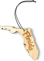 Arotags Florida Wooden Car Air Freshener - Long Lasting Backwoods Birch Scent Diffuses for 365+ Days - Includes Hanging Mirror Diffuser and Fragrance Oil - 100% American Made
