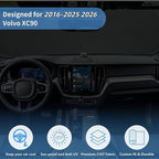 Windshield Sun Shade for Volvo XC90 2016-2025 2026 Custom Fit Front XC-90 Window Sunshade Fodable Car Sun Visor UV Protector Heat Shield Cover, Keep Car Cool Accessories
