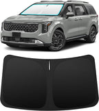 INSAUTO Custom Fit Windshield Sun Shade Accessories for Kia Carnival 2022-2026, Foldable Front Window Sunshade, UV & Heat Reflector, Keeps Interior Cool, Includes Storage Bag