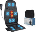 Sotion Seat Massager, Vibrating Back Massager for Chair Massage Cushion, 10 Vibrations to Relieve Stress and Fatigue for Back, Shoulder and Thighs