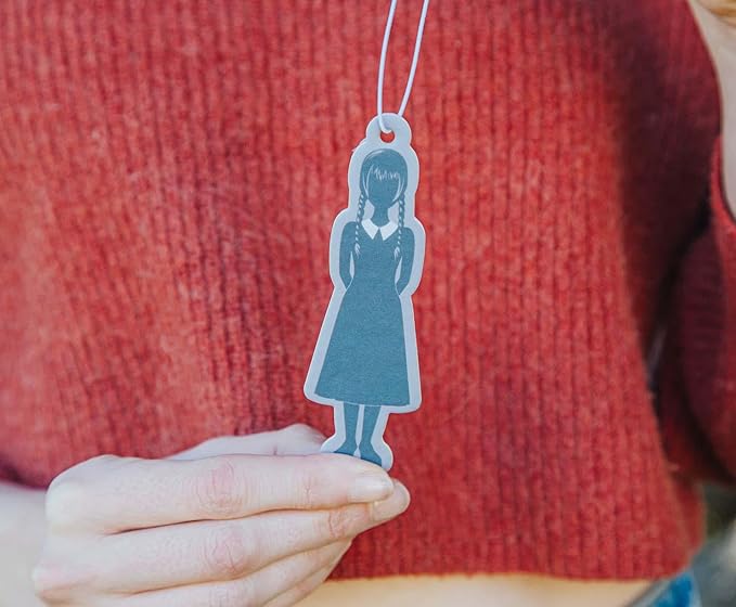 Addams Family Wednesday Silhouette Cherry-Scented Air Freshener | Long-Lasting Fragrance, Odor Eliminator For Room, Car, Office