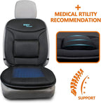 Sojoy Truck Seat Cushion with Firm Lumbar Support,Gel Seat Pad with Upper Lower Back Support Pillow for Office,Car,Truck, Pain Relief Coccyx Seat Cushion