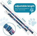 Adjustable pet cat and Dog car seat Belt，The Lanyard is Flexible and Adjustable from 20 to 33 inches (Black Lightning)
