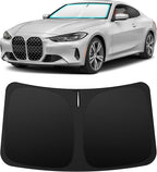 INSAUTO Custom Fit Windshield Sun Shade Accessories for BMW 4 Series 2021-2026 (430i/M440i), Foldable Front Window Sunshade, UV & Heat Reflector, Keeps Interior Cool, Includes Storage Bag