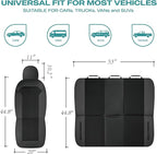Skechers Car Seat Covers,GOGA Mat Oxford Cloth Seat Covers,Waterproof Car Seat Covers Full Sets,Automotive Universal Fit Seat Cover for Most Cars, Suvs, Trucks,Black