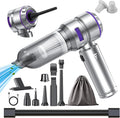 Car Vacuum Cleaner High Power - 22000PA Portable Car Vacuums 4 in 1 Compressed Air Duster & Blower Hand Held Vacuum Cordless with Brushless Motor for Cars Home Office Camping Ideal Gifts for Men women
