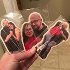 Custom Air Freshener for Car,Double Side Photo Personalized Car Air Freshener Various Scents for Car, Office, Wardrobe, Bathroom (Pack of 3, Personalization)