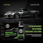 [Upgraded 100ml] UV Graphene Ceramic Coating - 10H Ceramic Coating for Cars-5+ Years Protection, Hydrophobic, Scratch & UV Resistant, High Gloss Finish - Professional-Grade Car Detailing Kit