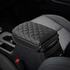 KMMOTORS Seltos(2020~2025) Center Console Cover, Armrest Cushion, Console Protector, Vegan Leather, Seltos Accessories
