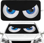 Blue Eyes Car Windshield Sun Shade Foldable Sunshade Front Window Cover Sun Visor Protector Accessories (59x27.5 inches)