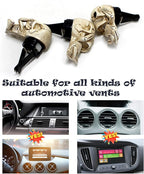 3 PCS Cute Skull Car Vent Clips 2.3In, Cooler Aromas Vents Skull Car Scent Air Freshener, Personalized Lucky Pendulums, Universal for Car Vents, Halloween, Office Home Decorations