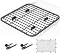 WILDROAD Car Roof Platform, Universal Roof Flat Rack 48" x 47" x 1.3" Heavy Duty Roof Rack Platform with Super Duty Bungee Cargo Net, Ratchet Straps and Anti-Rust Sealant Fits for SUV Truck Cars