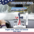 12 Pcs Christian Gift Bulk Cross Air Fresheners Religious Hanging Cross Air Freshener for Car Closet Drawer Books Decor Jesus Christian USA Flag Ornament Accessories Gifts for Men Church Faith