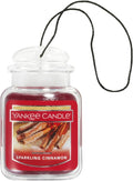Yankee Candle Car Jar Ultimate, Sparkling Cinnamon, 0.96 OZ