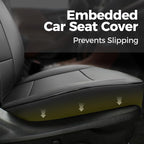 GIANT PANDA Custom Fit Full Set Car Seat Covers for Ford Mustang Convertible 2015 2016 2017 2018 2019 2020 2021 2022 2023 2024 2025 2026, Faux Leather, Black&Red