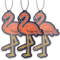 Flamingo Car Air Freshener 4 Pack Scented With Premium Oils By Fresh Fresheners