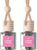 CANDECraftCo Car Air Hanging Fragrance Oil, Car Auto Freshener for Essential Oils, Scents Fragrance Aromatherapy Automobile Diffuser, Long Lasting (Cotton Candy)