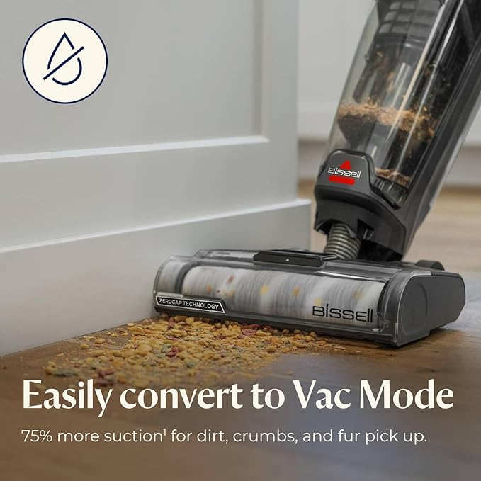 Bissell CrossWave OmniForce Edge Cordless Multi-Surface Hard Floor Cleaner Wet Dry Vacuum with Zero-Gap Edge Technology, 3930F