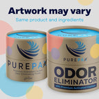 PUREPAX Odor Eliminator For Small Spaces - Premium Activated Carbon Charcoal Unscented 3 Count (Pack of 2) - Strong Odor Remover for Shoes, Fridge, Diaper Pail, Closet, Drawers, Car, Locker, Gym Bag