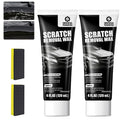 2Pcs Car Scratch Remover Wax, Universal Premium Polishing Compound for Deep Scratches, 2026 New Upgraded Car Paint Scratch Remover for Vehicles, 4 fl oz (120 ML), with Sponge and Cloth,White