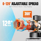 Foam Cannon for Pressure Washer, Foam Blaster with 1/4 Inch Quick Connector 1L Bottle Adjustable Snow Foam Lance and Thick Foam for Safe Washing Car/Motorcycles
