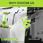 Foam Cannon for Pressure Washer with 1/4 Inch Quick Connector, Pressure Washer Foam Cannon with Rotating Nozzle，Easy to Use & Adjust, Creates Thick Foam-Green