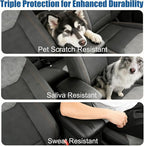 Autorder Center Console Cover for 2022-2025 2026 Ford Maverick Accessories Armrest Cover Anti-Scratch Middle Console Pad Leather Armrest Protector