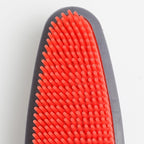 Rubber Pet Hair Removal Brush for Couch Clothes Dog Cat Pet Hair Carpet, Also Used as Dog Cat Bath Brush with Massage Effect (orange)