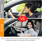 ChuLian 2 PCS Bling Car Pillow, Rhinestones Bowknot Neck Pillow, Car Headrest Neck Cushion Pillows, Sleeping Travel Support Neck Pillow, Colorful Diamond Interior Bling Accessories for Women
