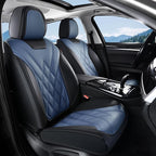 Coverado Car Seat Covers, Front Covers for Cars, Car Seat Cover Front Seats, Automotive Seat Cover, Waterproof, Leather Car Seat Cushion, Universal Interior Covers Seat Protectors for Most Cars