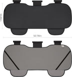 All Season Rear Bench Car Seat Covers Black - Breathable Car Seat Protectors with Anti Slip Bottom - Durable Auto Seat Cushions Universal Fit for Vehicles Cars SUV Trucks Size M