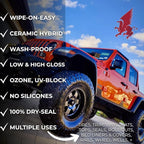 RENEW PROTECT - Blak - Real Restoration & True Protection, Rich Black for Tire & Trim, Mid- High Shine, Mats - RV- Motorcycle-Safe, Acrylic Ceramic-Hybrid Protectant, Wash-Proof, 5 min Dry-Seal 16oz