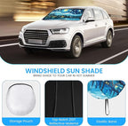 Sun Shade for Car Windshield, Foldable Universal Car Windshield Upgrade Sunshade Enhanced UV Rays