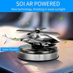 Helicopter Car Air Freshener Rotating Solar Car Freshener Airplane Car Perfume