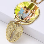 Personalized Photo Car Hanging Decor Accessories, Double-Sided Custom Picture Car Air Freshener Ornament, Car Charms for Rear View Mirror (No Scent)