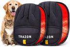Trazon Pet Hair Removal Gloves 2 Pack – Electrostatic Pet Hair Removal Mitt for Cats & Dogs – Magic Brush Pet Hair Remover & Reusable Lint Brush Alternative for Couch, Furniture, Clothes & Car Seats