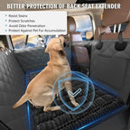 Dog Bed for Truck Back Seat Non-Slip, Truck Dog Bed Soft and Comfortable, Back Seat Pet Bed Mat for Travel, Pet Car Blanket for Backseat Extender and Seat Covers Black 59”X27.5”