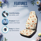 GENANY Cowgirl Car Seat Covers Set of 2, Breathable Front Seat Covers for Truck Sedan SUV, Western Car Accessories, Cowgirl Gift for Women Men