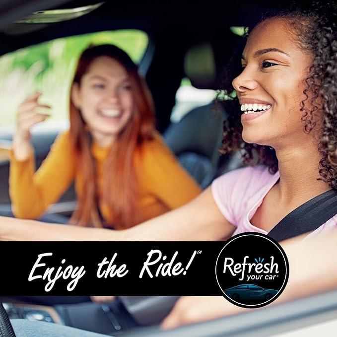Refresh Your Car Odor Eliminating Auto Vent Stick Car and Home Air Freshener, Summer Breeze/Alpine Meadow Scent, 6 Sticks