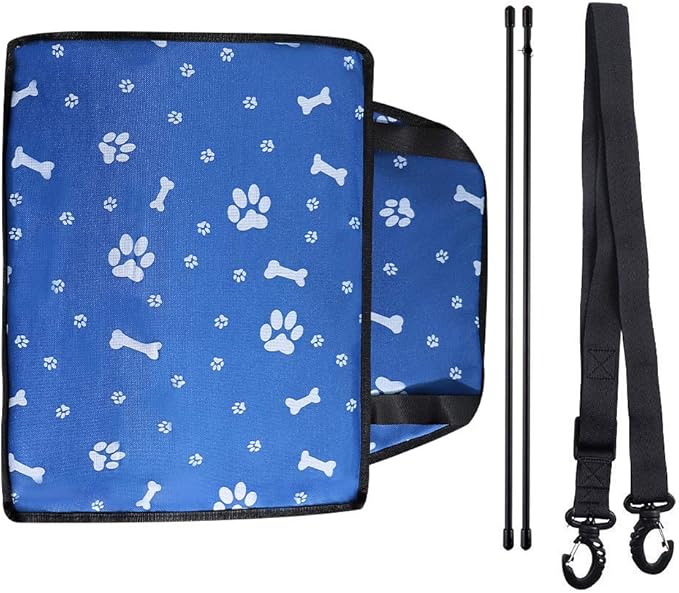 Myuilor Pet Dog Car Booster Seat Carrier,Portable Foldable Carrier with Seat Belt for Dog Cat up to 30lbs …