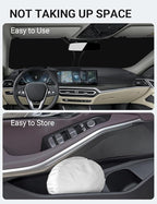 Proadsy 2026 Upgrade Front Windshield Sun Shade Foldable Sunshade Protector Custom Fit 2019-2025 BMW 3-Series 3 Series 330i Luxury, Sport Line, M Sport, M340i Sedan Accessories