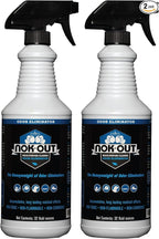 NOK OUT Odor Remover, Pet Deodorizer and Cleaning Spray, Made in the USA, 32 Fluid Ounce Spray, 2-Pack