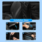 2023-2025 2026 Pilot Center Console Cover for Honda Pilot (LX/Sport/EX-L/TrailSport/Touring/Elite/Black Edition), with Side Pockets, Leather Cushion Armrest Cover 2025 Pilot Accessories -Padded
