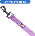 Pawtitas Dog Seat Belt | Pet Safety Seat Belt with Adjustable Strap for Small to Large Dogs | Exceeds Dog Safety Standards | Keep Your Dog Secure in The Car - Purple Orchid Car Seat Belt for Dogs